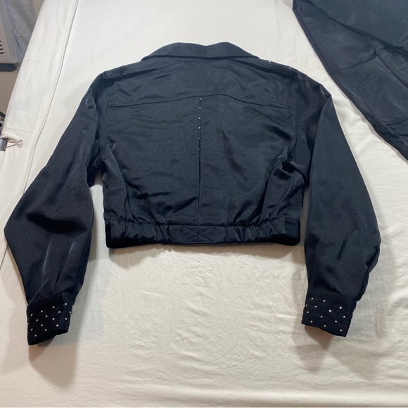 Opal by Lorraine Wardy Black Studded Women's Jacket and pant set size 6 Western - Picture 3 of 15